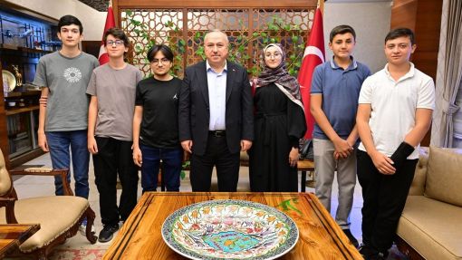 Nevşehir Valisi Sayın Ali FİDAN, öğrencilerimizi kabul etti.